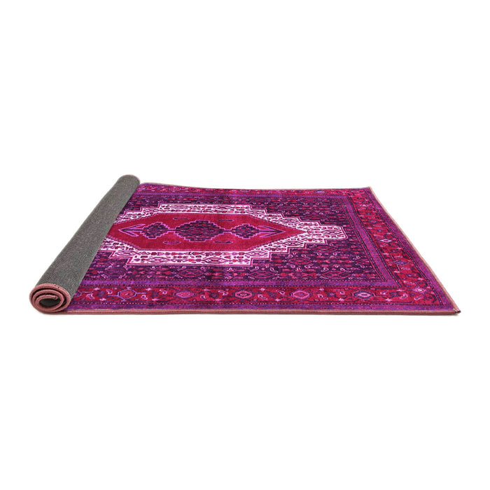 Sideview of Persian Pink Traditional Rug, tr314pnk