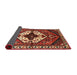 Sideview of Traditional Red Persian Rug, tr315