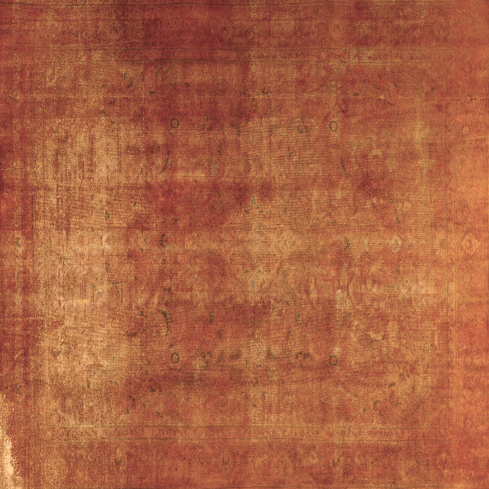 Square Machine Washable Persian Brown Traditional Rug, wshtr3150brn