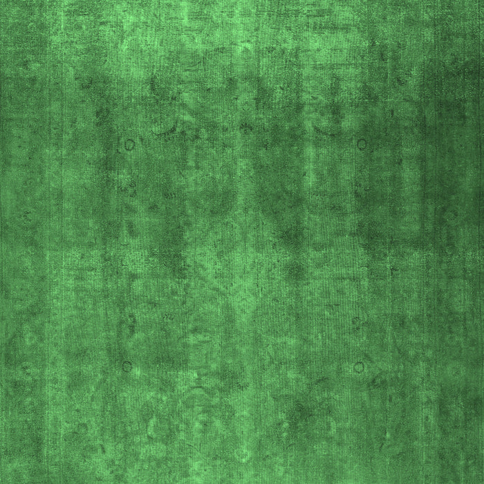 Machine Washable Persian Emerald Green Traditional Area Rugs, wshtr3150emgrn