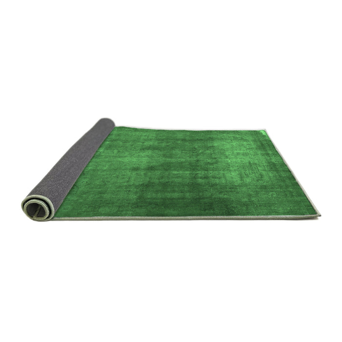 Sideview of Persian Emerald Green Traditional Rug, tr3150emgrn