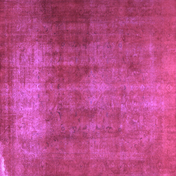 Square Machine Washable Persian Purple Traditional Area Rugs, wshtr3150pur