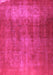 Machine Washable Persian Pink Traditional Rug, wshtr3150pnk