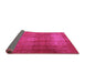 Sideview of Persian Pink Traditional Rug, tr3150pnk