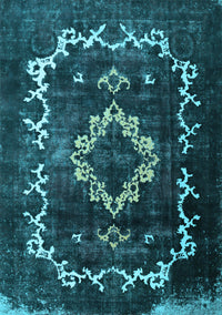 Persian Light Blue Bohemian Rug, tr3151lblu