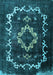 Persian Light Blue Bohemian Rug, tr3151lblu