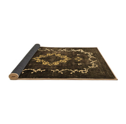 Sideview of Persian Brown Bohemian Rug, tr3151brn