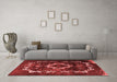 Bohemian Red Washable Rugs