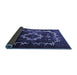 Sideview of Persian Blue Bohemian Rug, tr3151blu