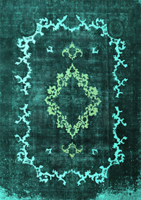 Persian Turquoise Bohemian Rug, tr3151turq