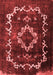 Persian Red Bohemian Area Rugs