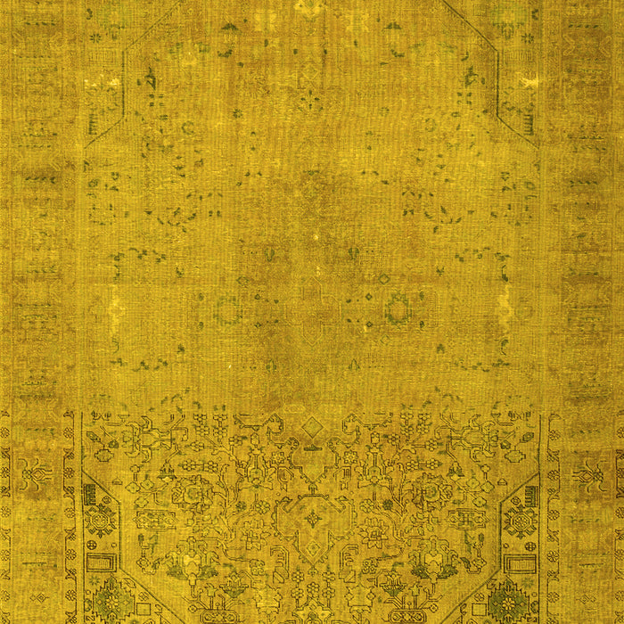 Persian Yellow Traditional Rug, tr3152yw