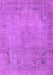 Machine Washable Persian Purple Traditional Area Rugs, wshtr3152pur