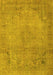 Machine Washable Persian Yellow Traditional Rug, wshtr3152yw