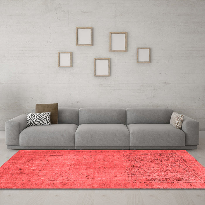 Traditional Red Washable Rugs