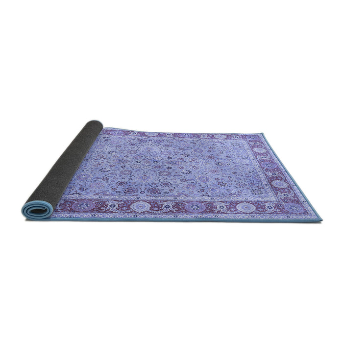 Sideview of Persian Blue Traditional Rug, tr3153blu