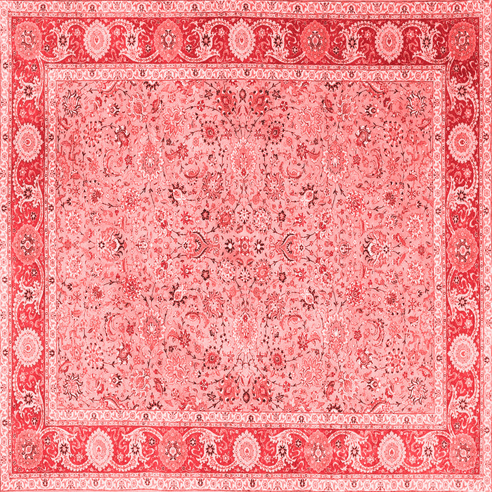 Machine Washable Persian Red Traditional Rug, wshtr3153red
