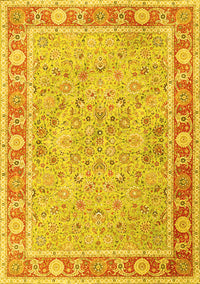 Persian Yellow Traditional Rug, tr3153yw