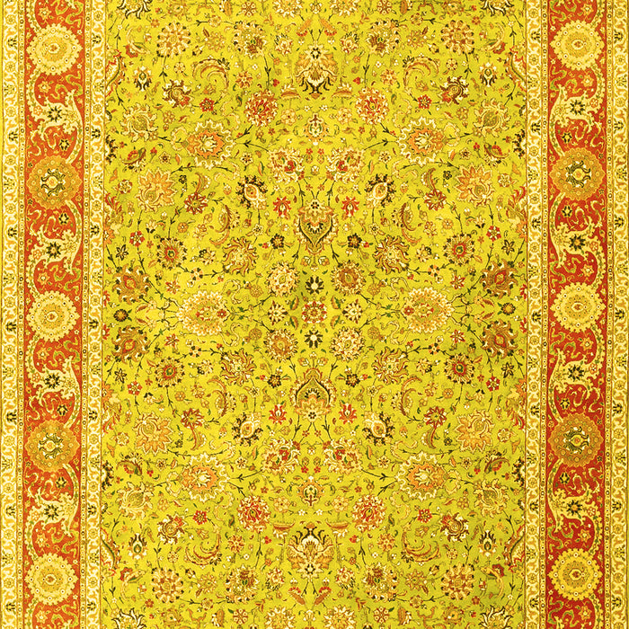Persian Yellow Traditional Rug, tr3153yw