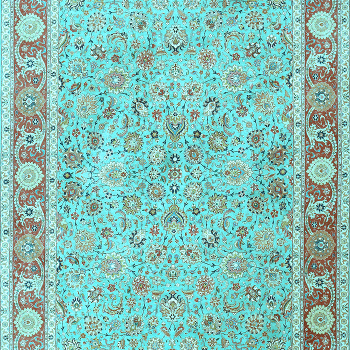 Persian Light Blue Traditional Rug, tr3153lblu