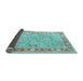 Sideview of Persian Light Blue Traditional Rug, tr3153lblu