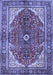 Medallion Blue Traditional Rug, tr3154blu