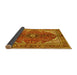 Sideview of Medallion Yellow Traditional Rug, tr3154yw