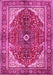 Medallion Pink Traditional Rug, tr3154pnk