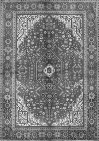 Medallion Gray Traditional Rug, tr3154gry