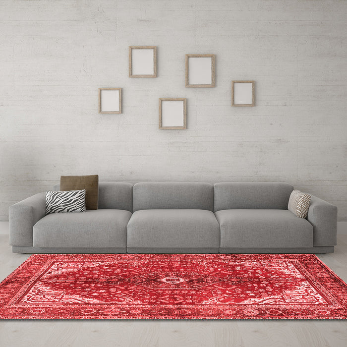 Traditional Red Washable Rugs