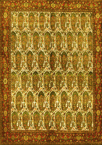 Persian Yellow Traditional Rug, tr3155yw