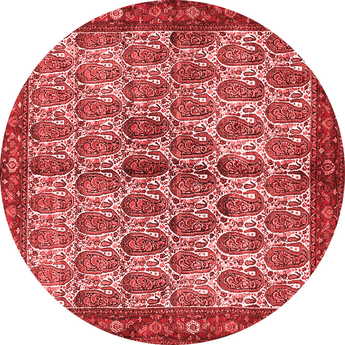 Machine Washable Persian Red Traditional Rug, wshtr3155red