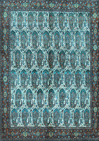 Persian Light Blue Traditional Rug, tr3155lblu