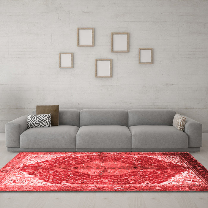 Traditional Red Washable Rugs