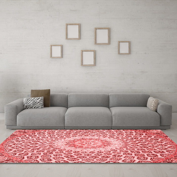 Traditional Red Washable Rugs