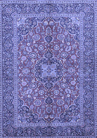 Medallion Blue Traditional Rug, tr3158blu