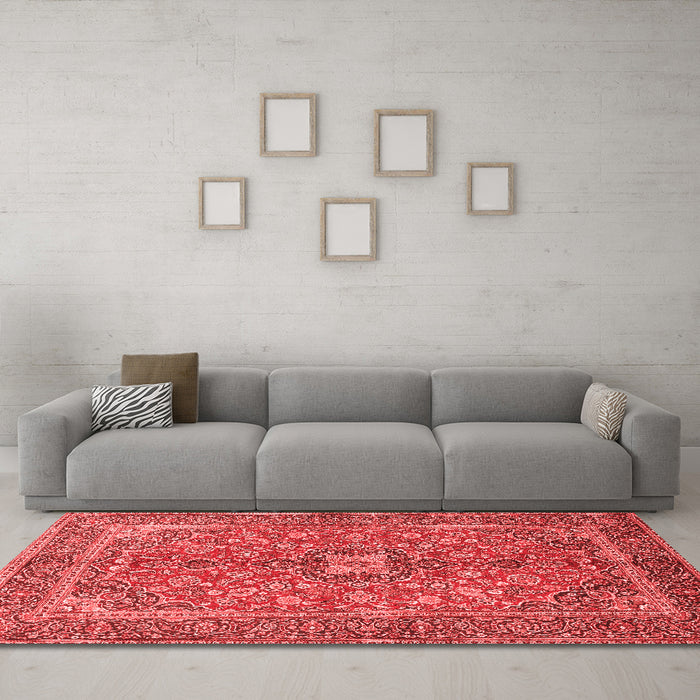 Traditional Red Washable Rugs