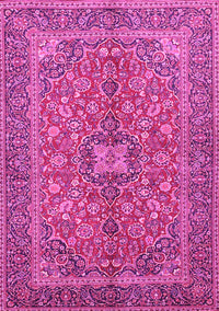 Medallion Pink Traditional Rug, tr3158pnk