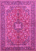 Medallion Pink Traditional Rug, tr3158pnk