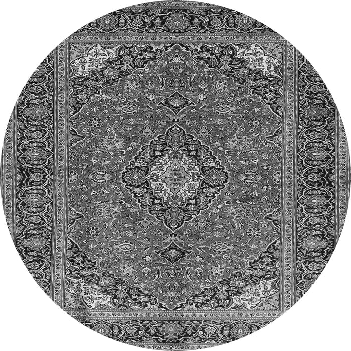 Square Persian Gray Traditional Rug, tr3159gry