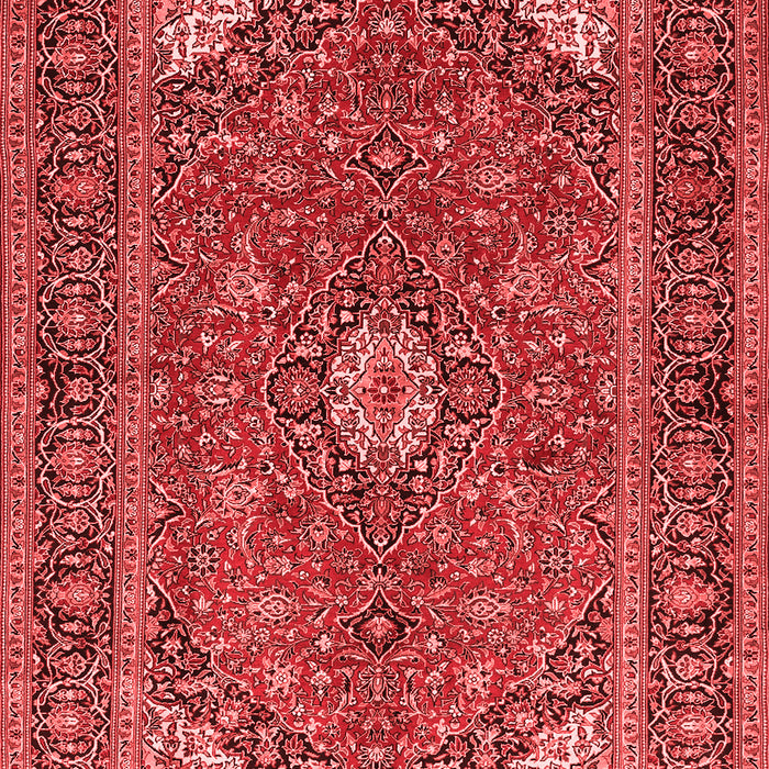 Machine Washable Persian Red Traditional Rug, wshtr3159red