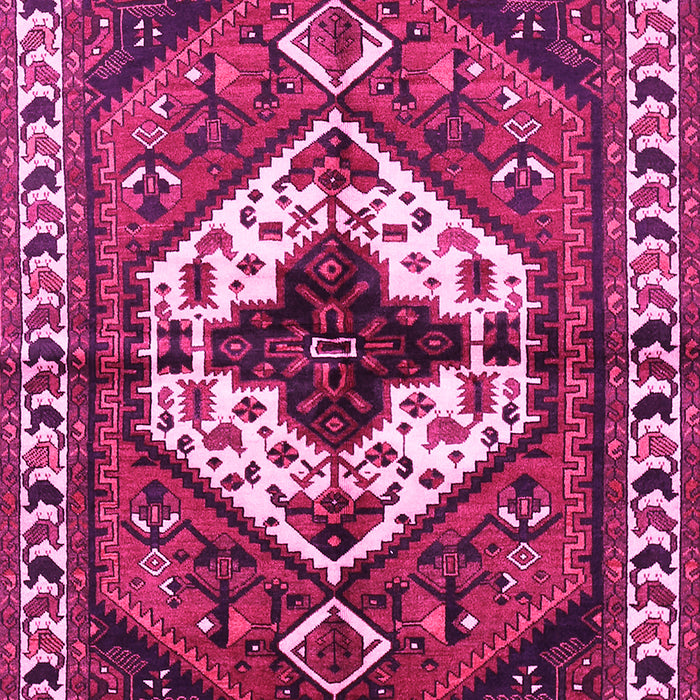 Machine Washable Persian Pink Traditional Rug, wshtr315pnk