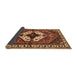 Sideview of Persian Brown Traditional Rug, tr315brn