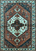 Machine Washable Persian Light Blue Traditional Rug, wshtr315lblu