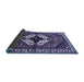 Sideview of Persian Blue Traditional Rug, tr315blu