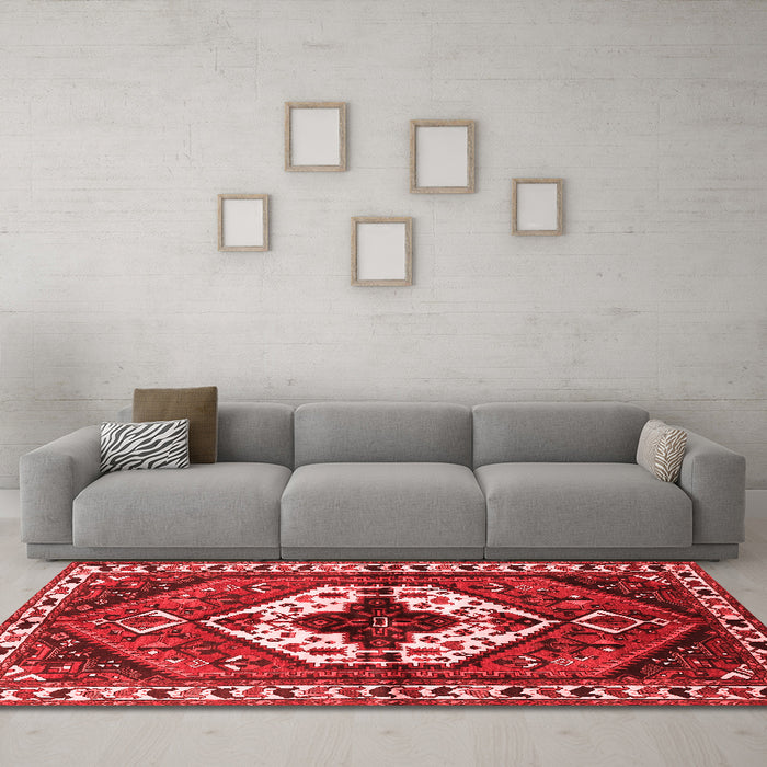 Traditional Red Washable Rugs