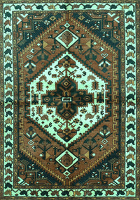 Persian Turquoise Traditional Rug, tr315turq