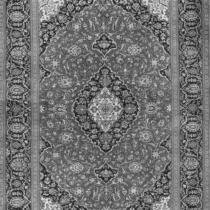 Serging Thickness of Machine Washable Persian Gray Traditional Rug, wshtr3160gry