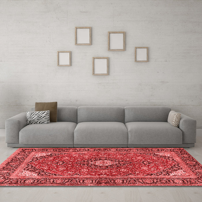 Traditional Red Washable Rugs