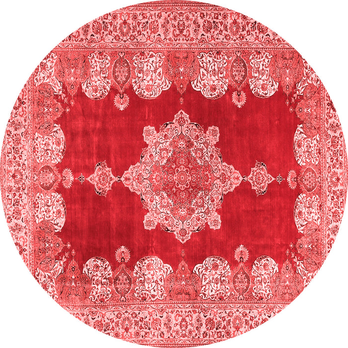 Machine Washable Persian Red Traditional Rug, wshtr3161red